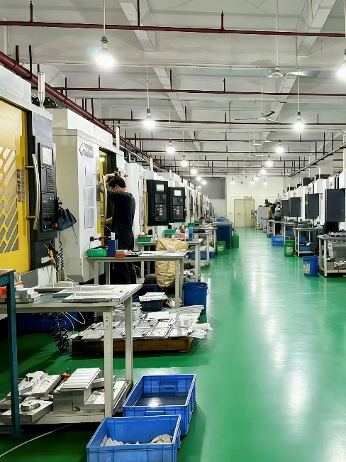 Metron Precision CNC Machining In-House Production Equipment Area
